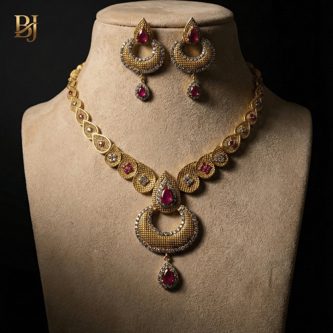Zarqa Elegance 21K Gold Designer Set